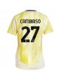 Billige Juventus Andrea Cambiaso #27 Bortedrakt Dame 2024-25 Kortermet